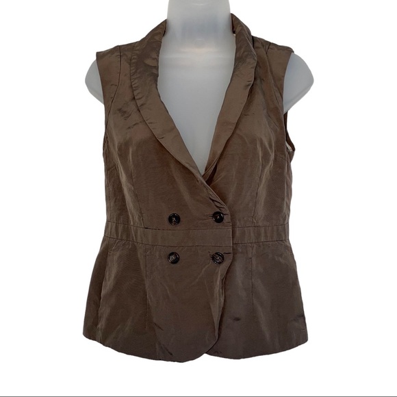 Banana Republic Jackets & Blazers - Banana Republic Brown Blazer Vest Suit 6 Office Career